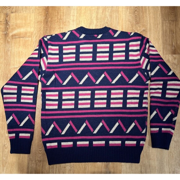 Vintage 1990's Men's SPYDER 100% Wool Active Boulder Ski Sweater Pullover Size M - Picture 12 of 16